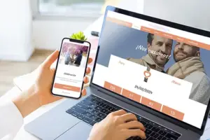 Invitacion de boda online modelo Orange Attraction